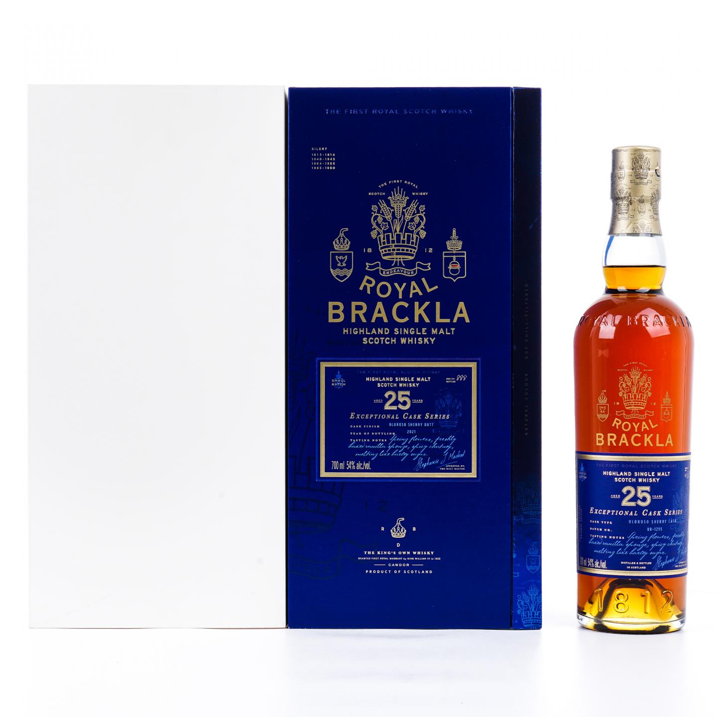 Royal Brackla 皇家布莱克拉 25年 2021 雪莉桶 ECS系列 行货