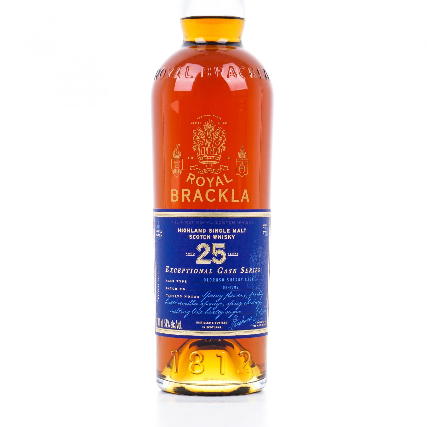 Royal Brackla 皇家布莱克拉 25年 2021 雪莉桶 ECS系列 行货