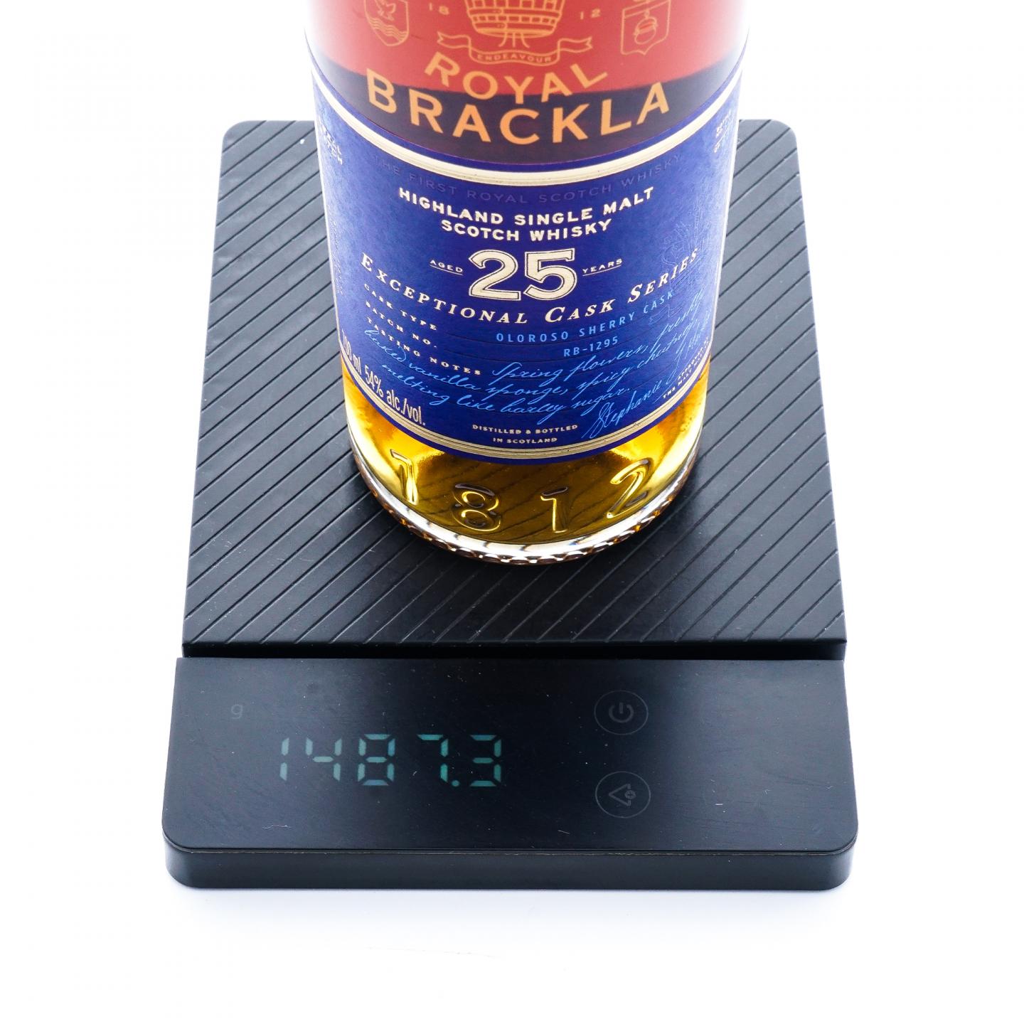 Royal Brackla 皇家布莱克拉 25年 2021 雪莉桶 ECS系列 行货