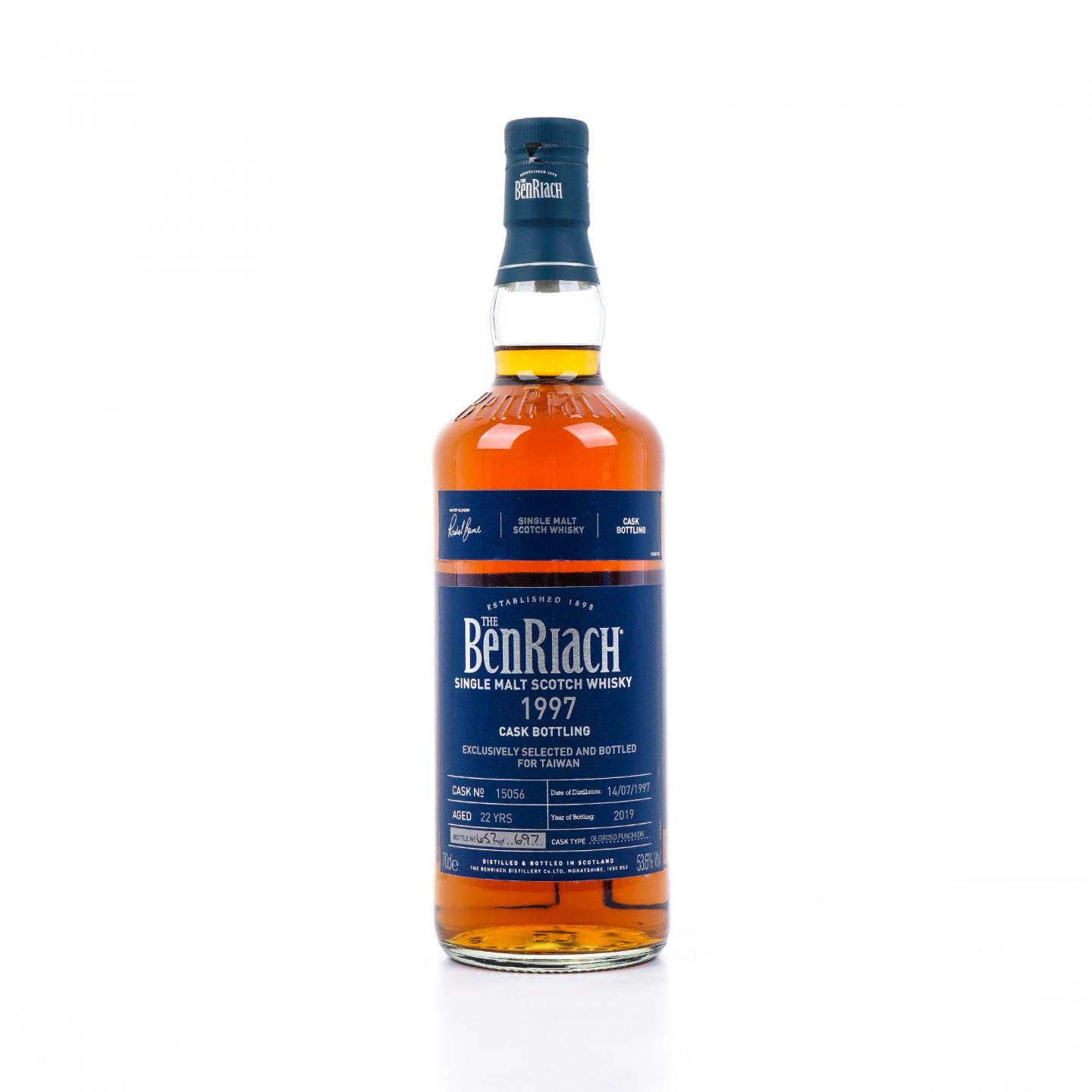 BenRiach 本利亚克 22年 1997-2019 雪莉单桶#15056
