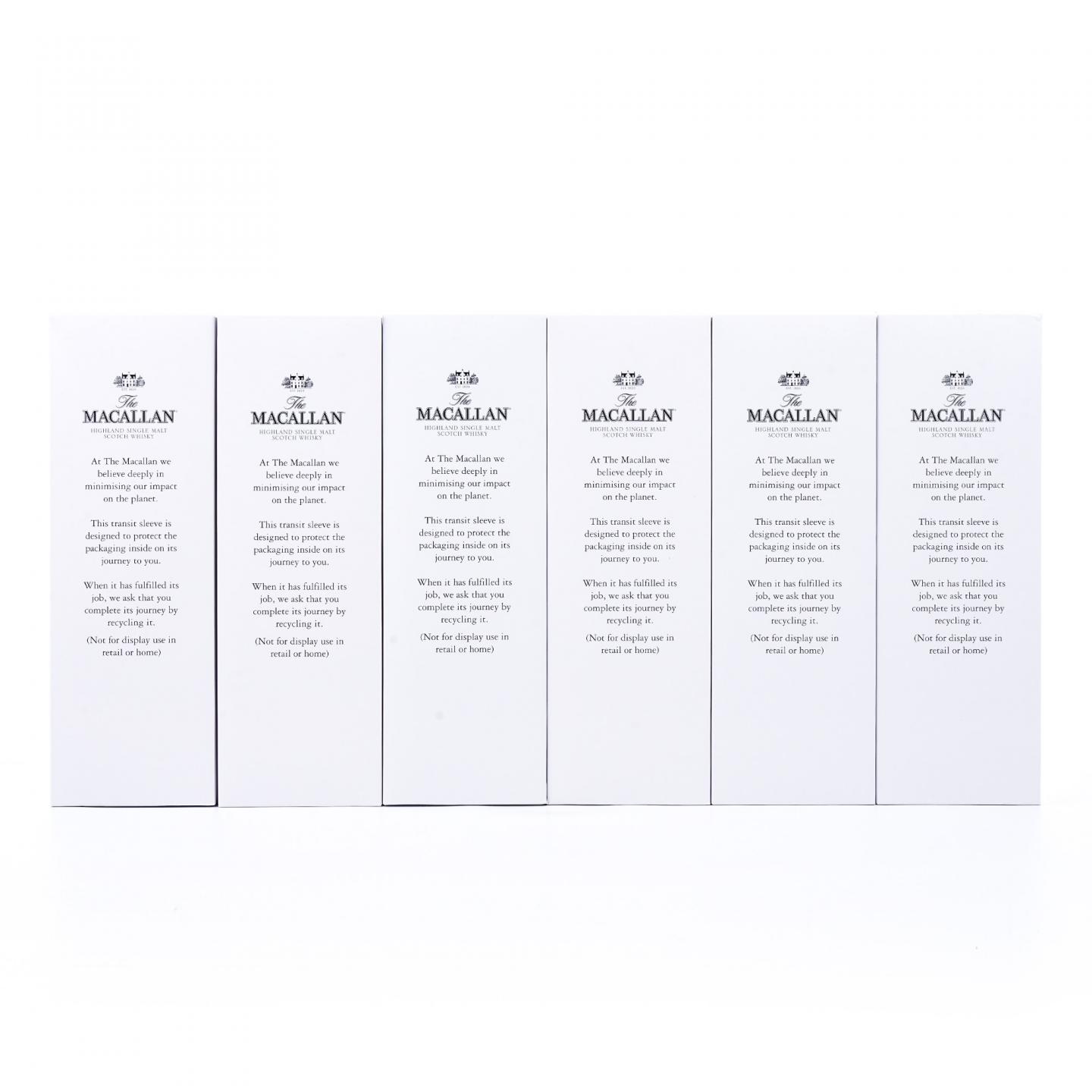 【附X光图】Macallan 麦卡伦 18年 2024 雪莉桶 6瓶组