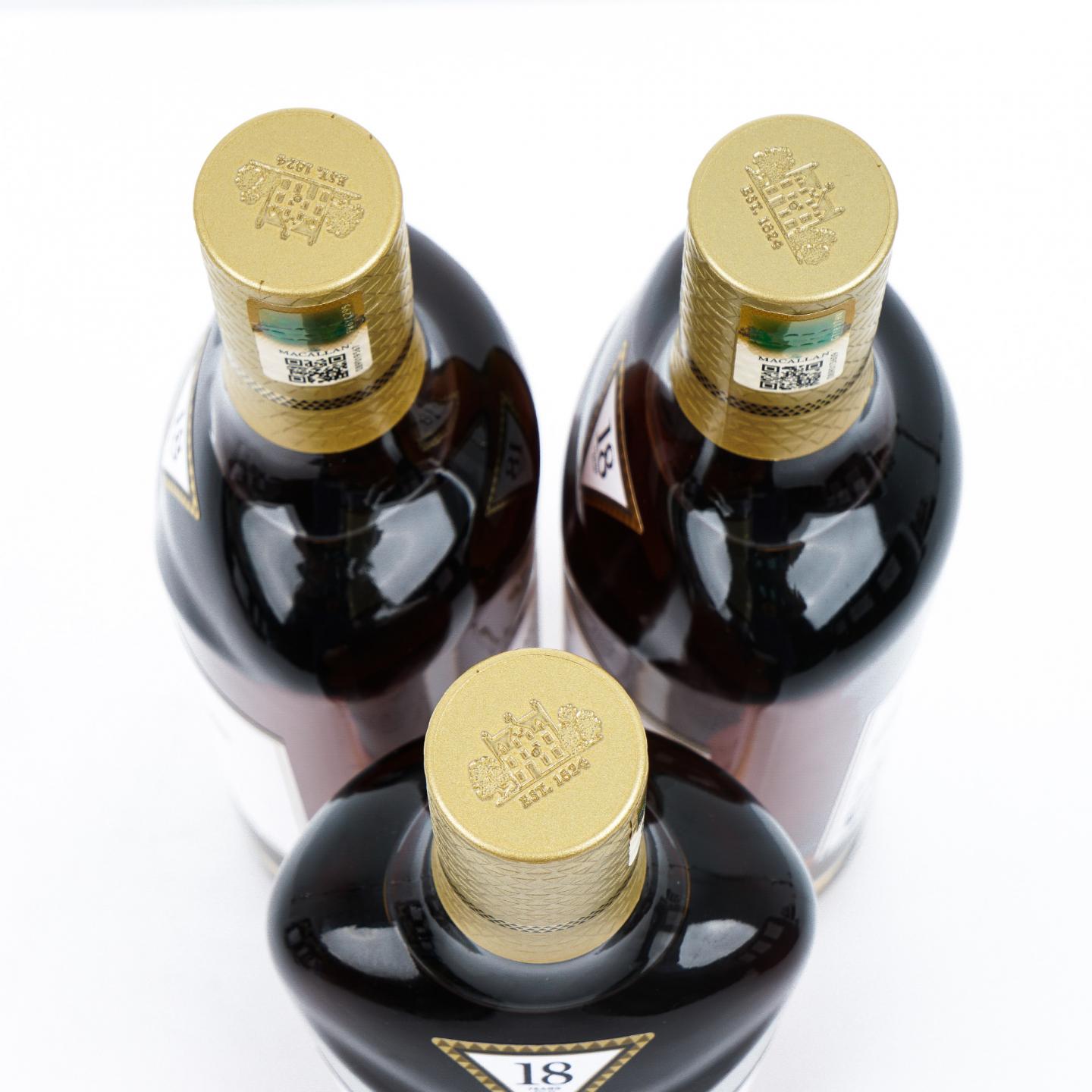 【附X光图】Macallan 麦卡伦 18年 2023版 6瓶组