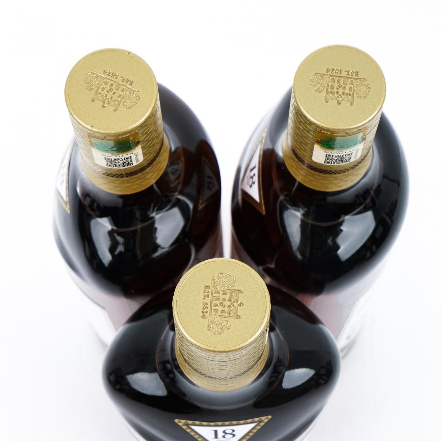 【附X光图】Macallan 麦卡伦 18年 2023版 6瓶组