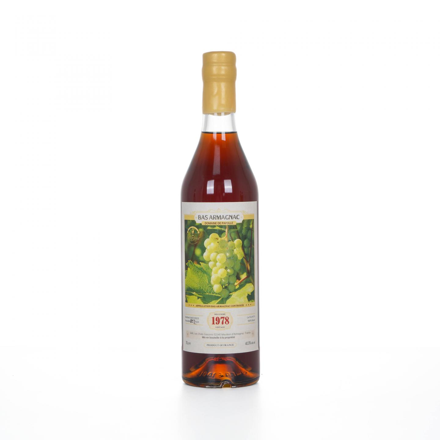 Domaine de Papolle 帕波尔 1978-2023 年份雅文邑 Nsps