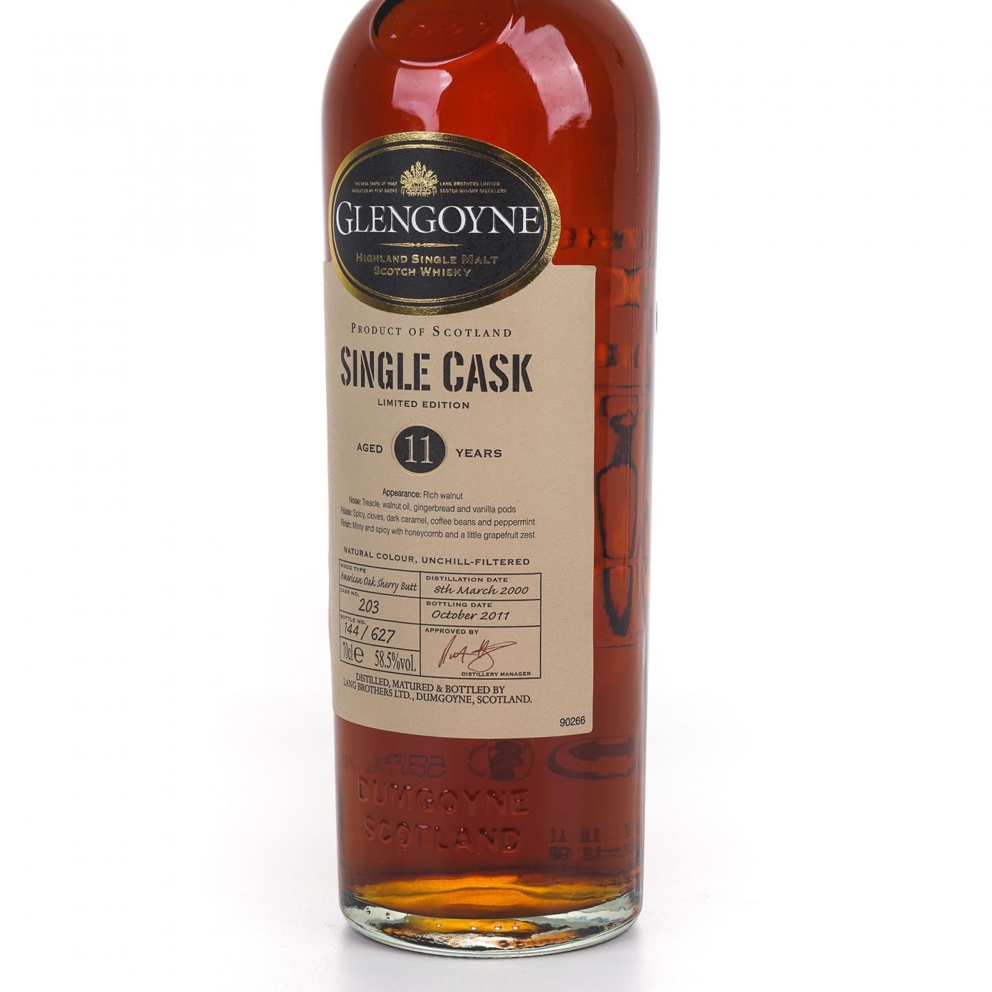 Glengoyne 格兰哥尼 11年 2000-2011 雪莉单桶#203