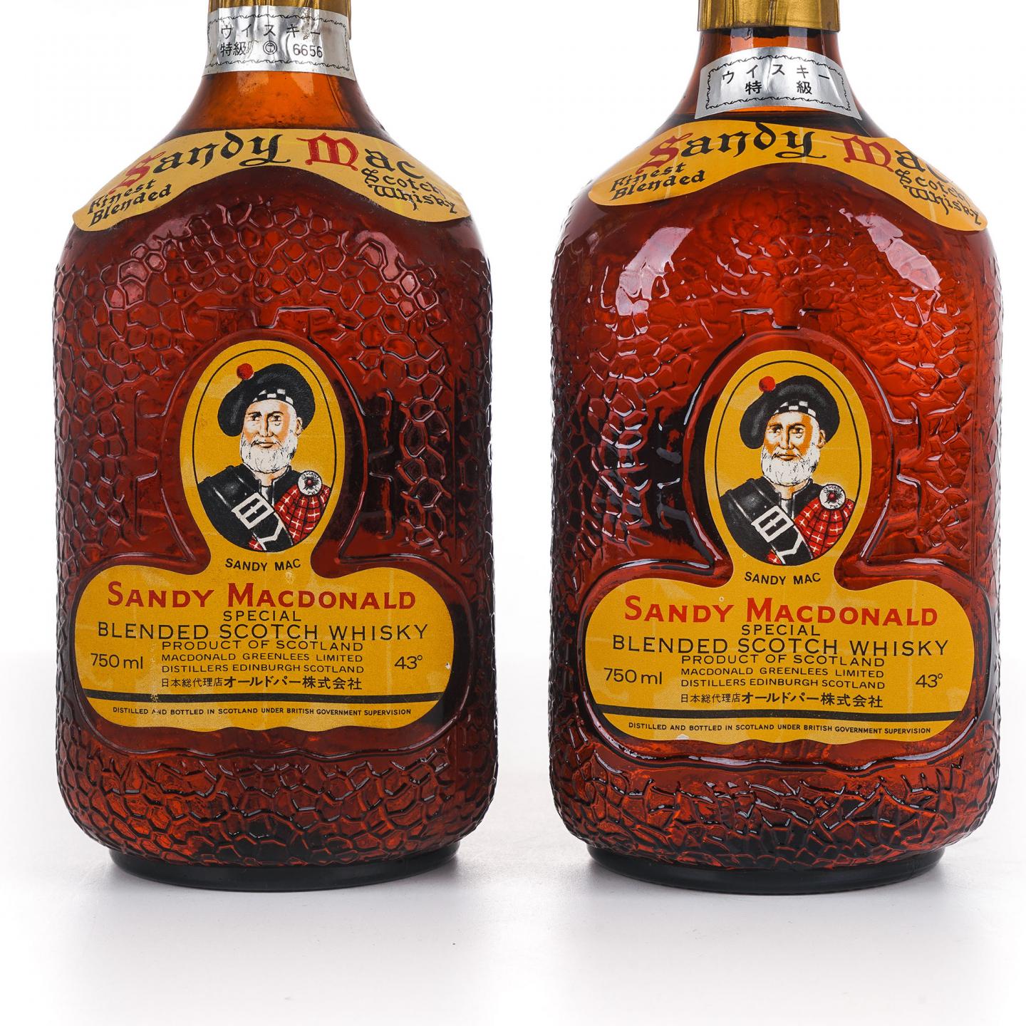 Sandy MacDonald 70-80年代 特级 调和威士忌 750ml*2瓶组