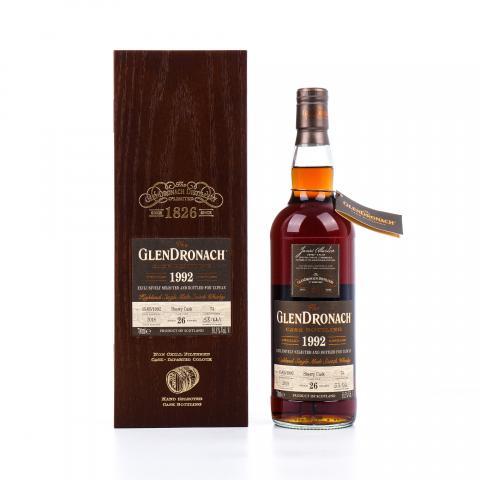 Glendronach 格兰多纳 26年 1992-2018 雪莉桶#74