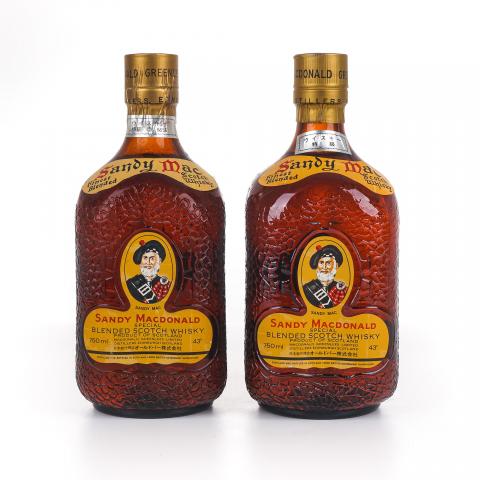 Sandy MacDonald 70-80年代 特级 调和威士忌 750ml*2瓶组