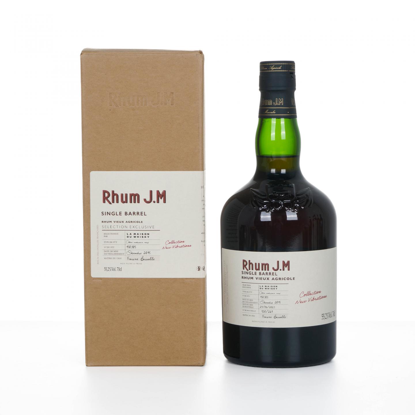 Rhum J.M 2015-2023 朗姆酒 LMDW选桶 #150305