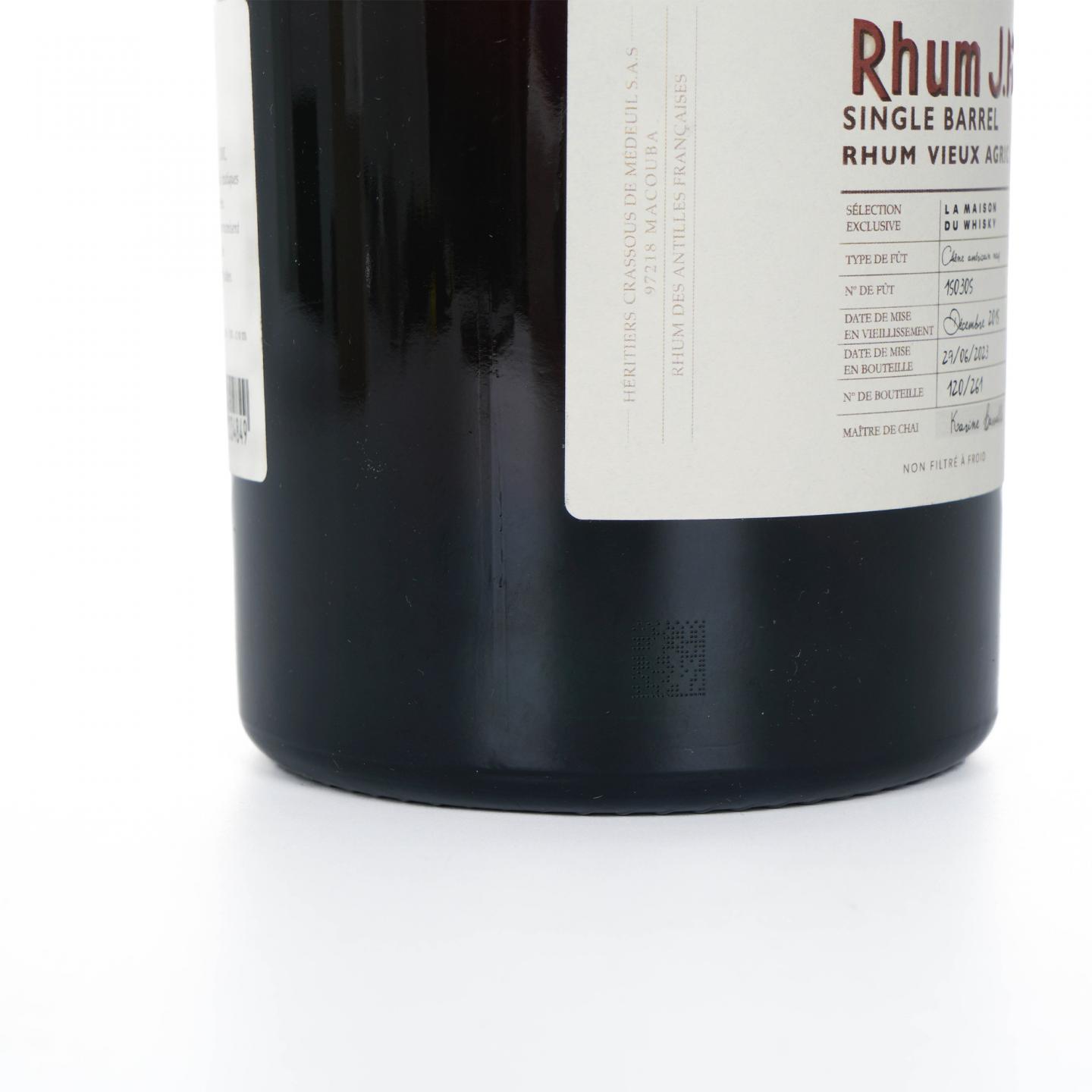 Rhum J.M 2015-2023 朗姆酒 LMDW选桶 #150305