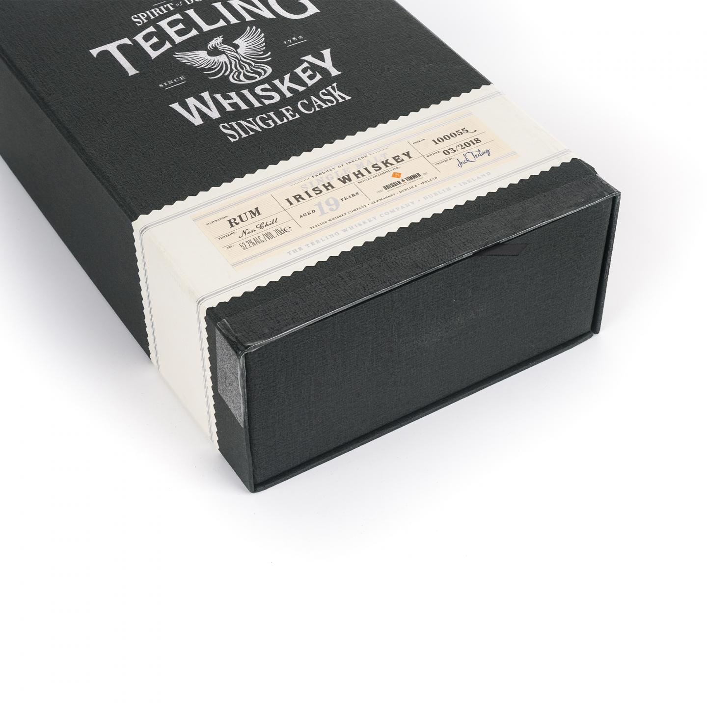 Teeling 帝霖 19年 2018 朗姆单桶#100055