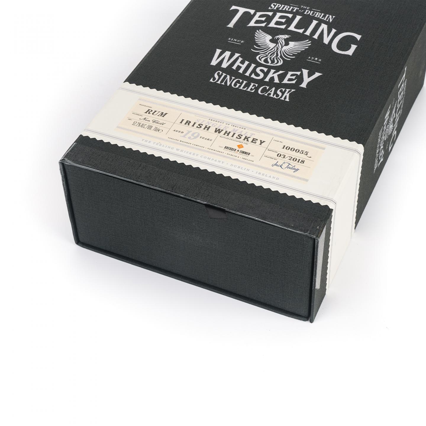 Teeling 帝霖 19年 2018 朗姆单桶#100055