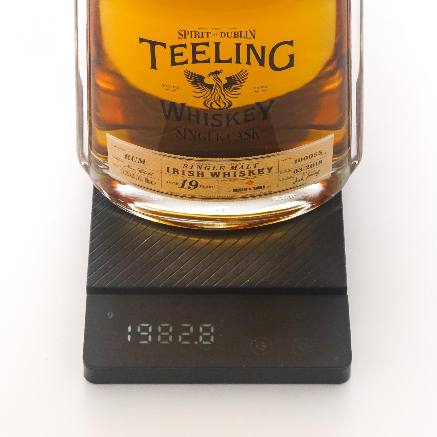 Teeling 帝霖 19年 2018 朗姆单桶#100055