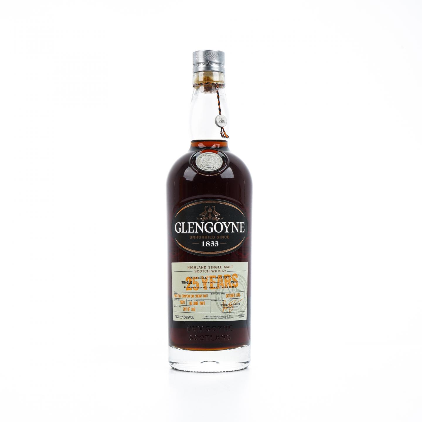 Glengoyne 格兰哥尼 25年 1991-2016 雪莉桶#1870