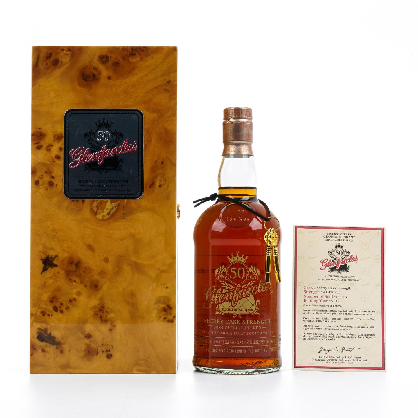 Glenfarclas 格兰花格 50年 2015 雪莉桶强