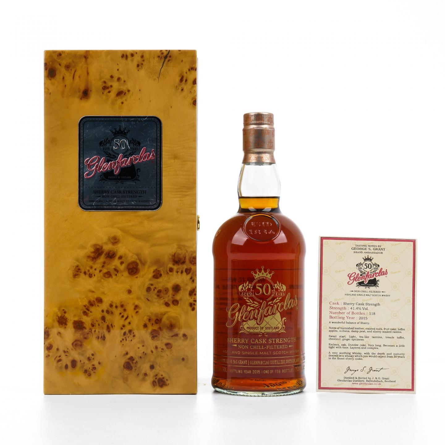 Glenfarclas 格兰花格 50年 2015 雪莉桶强 700ml