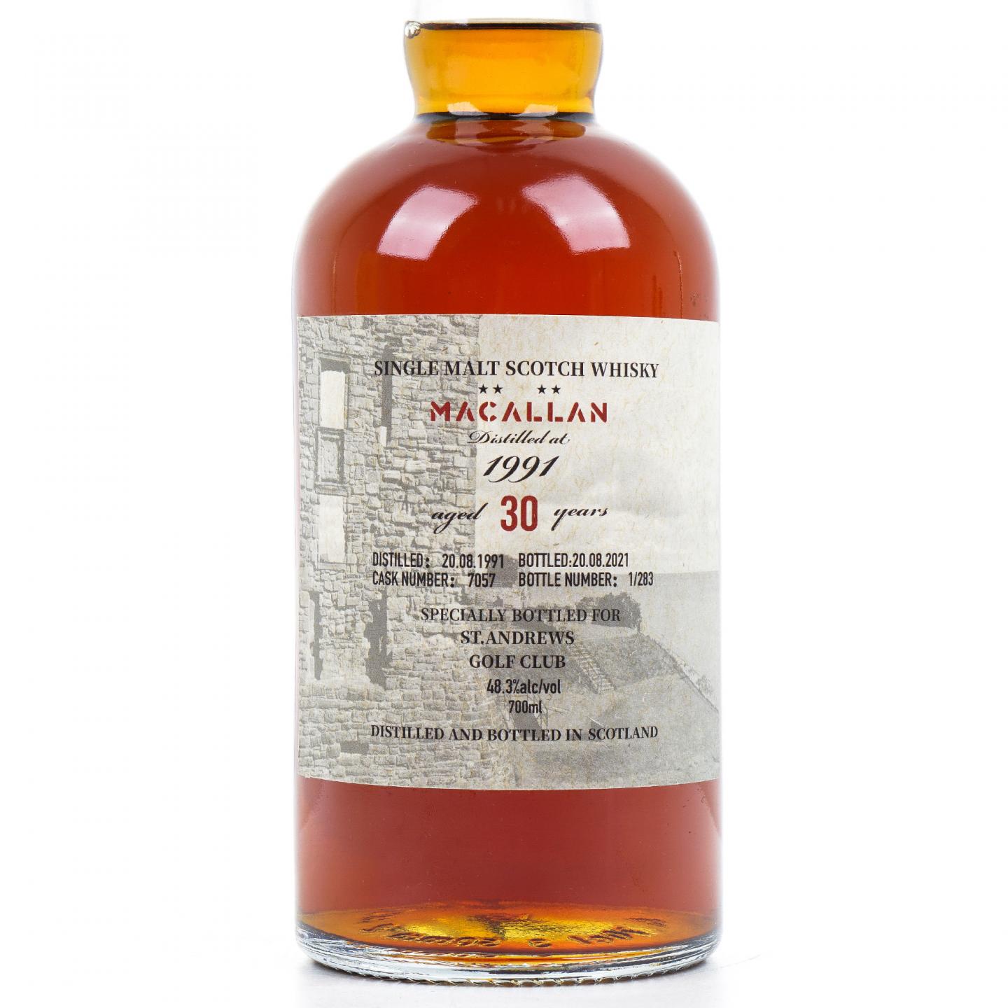 Macallan 麦卡伦 30年 1991-2021 桶号#7057
