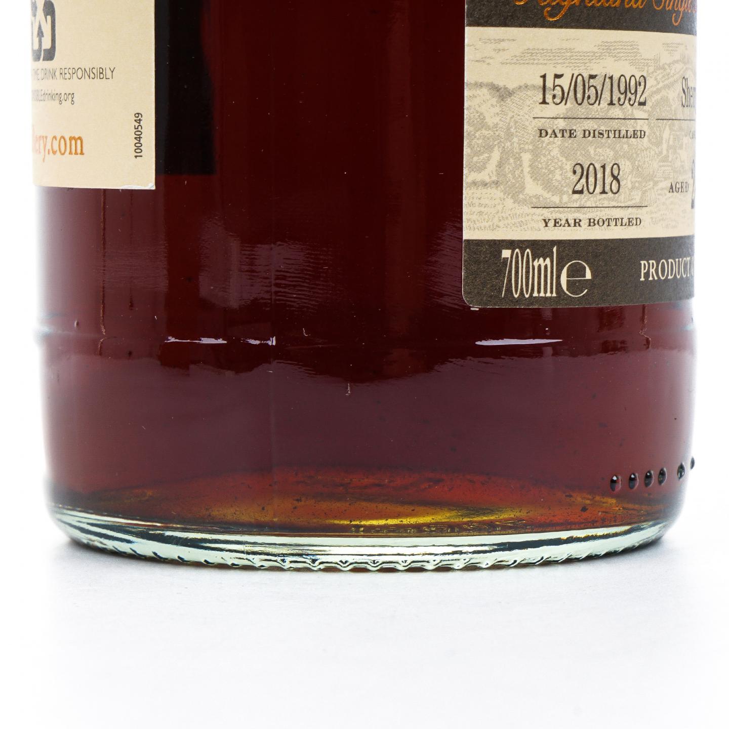Glendronach 格兰多纳 26年 1992-2018 雪莉桶#74