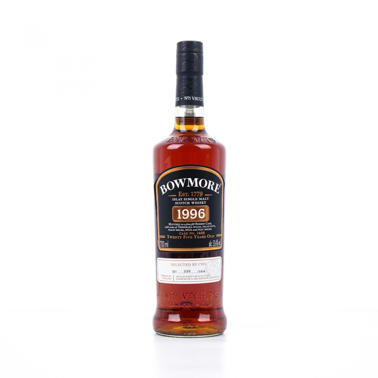 Bowmore 波摩 25年 1996 雪莉桶#1459 CWS 行货