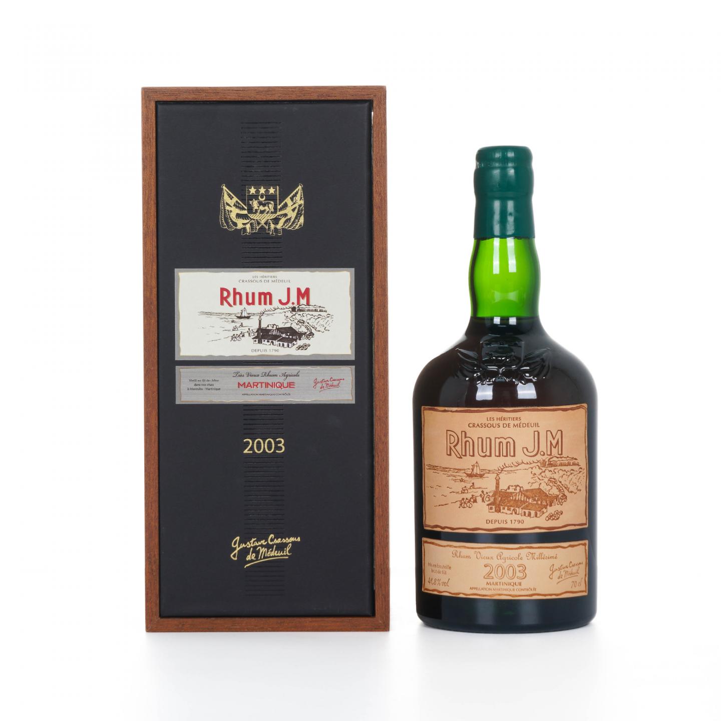 Rhum J.M 2003 年份农业朗姆酒