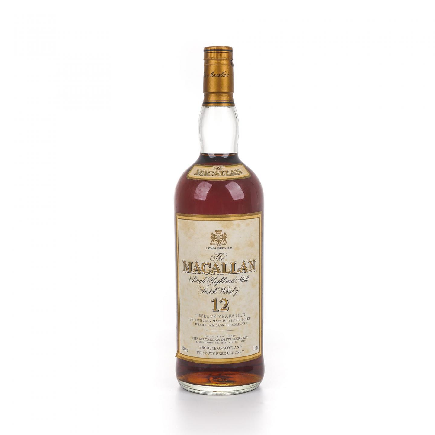 Macallan 麦卡伦 12年 雪莉桶 1000ml