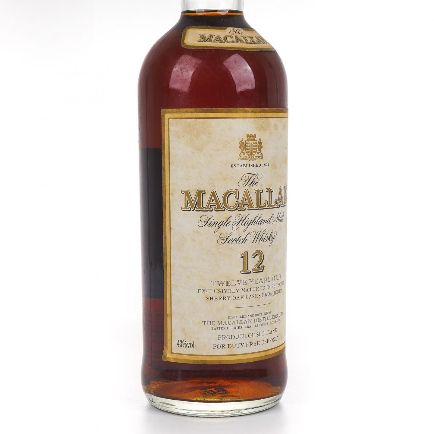 Macallan 麦卡伦 12年 雪莉桶 1000ml