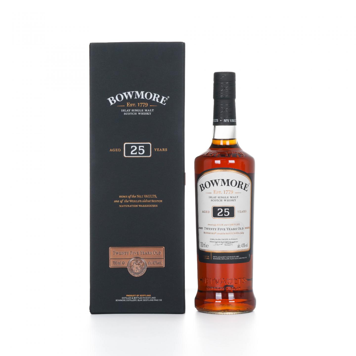 Bowmore 波摩 25年 单一麦芽 礼盒 43%Vol.