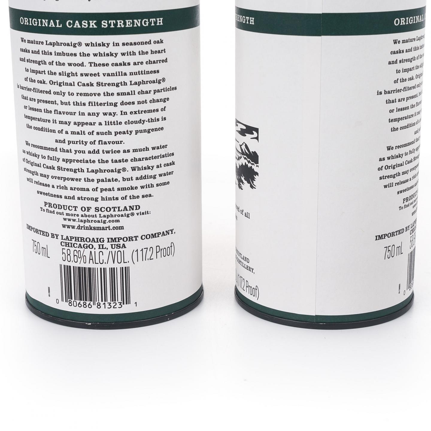 Laphroaig 拉弗格 10年 2019 桶强 Batch 011 2瓶组*750ml