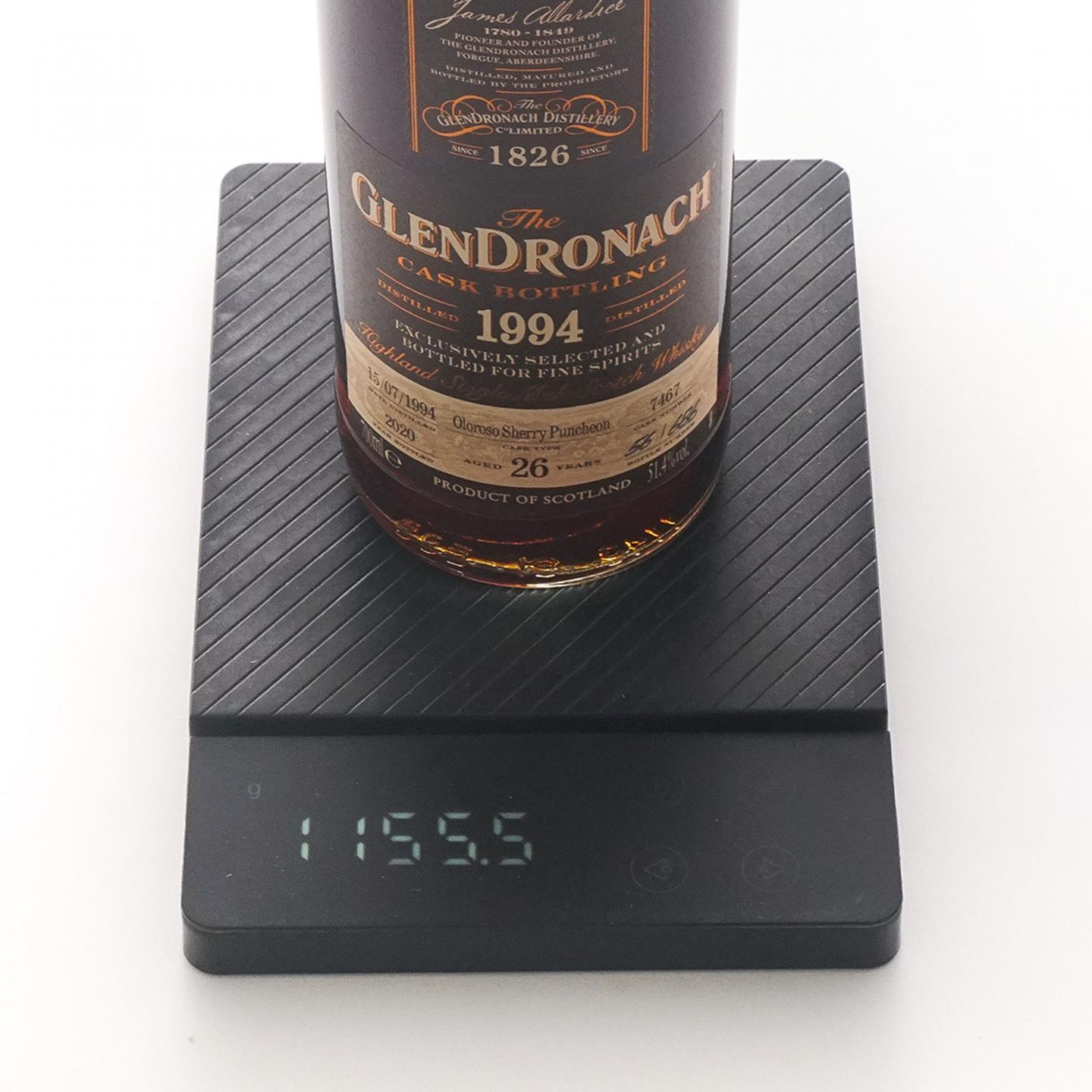 Glendronach 格兰多纳 26年 1994-2020 雪莉桶#7467
