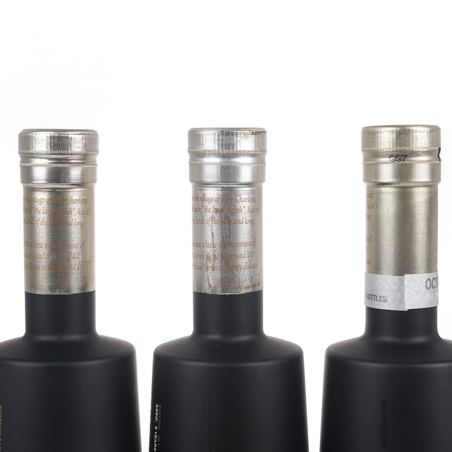 Bruichladdich 布赫拉迪 Octomore Edition 07.1/06.1/09.1 3瓶组