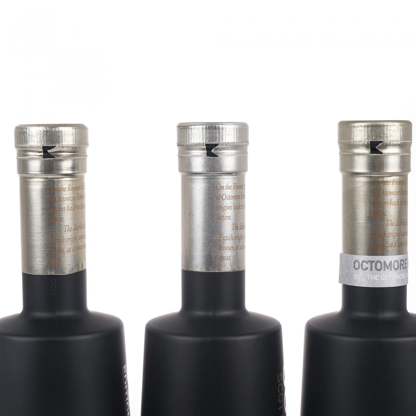 Bruichladdich 布赫拉迪 Octomore Edition 07.1/06.1/09.1 3瓶组