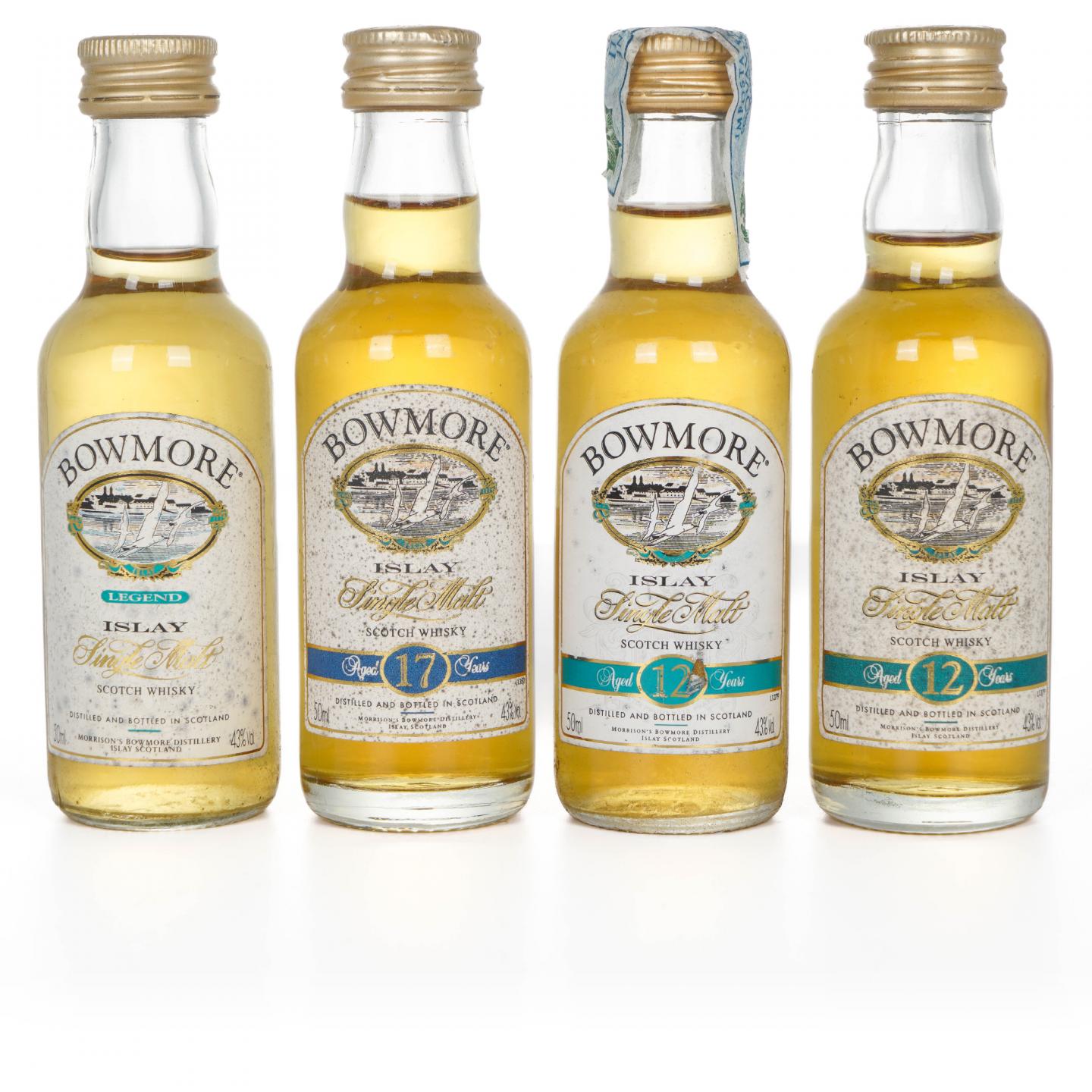 【酒版】Bowmore 波摩 海鸥标 4瓶*50ml组合