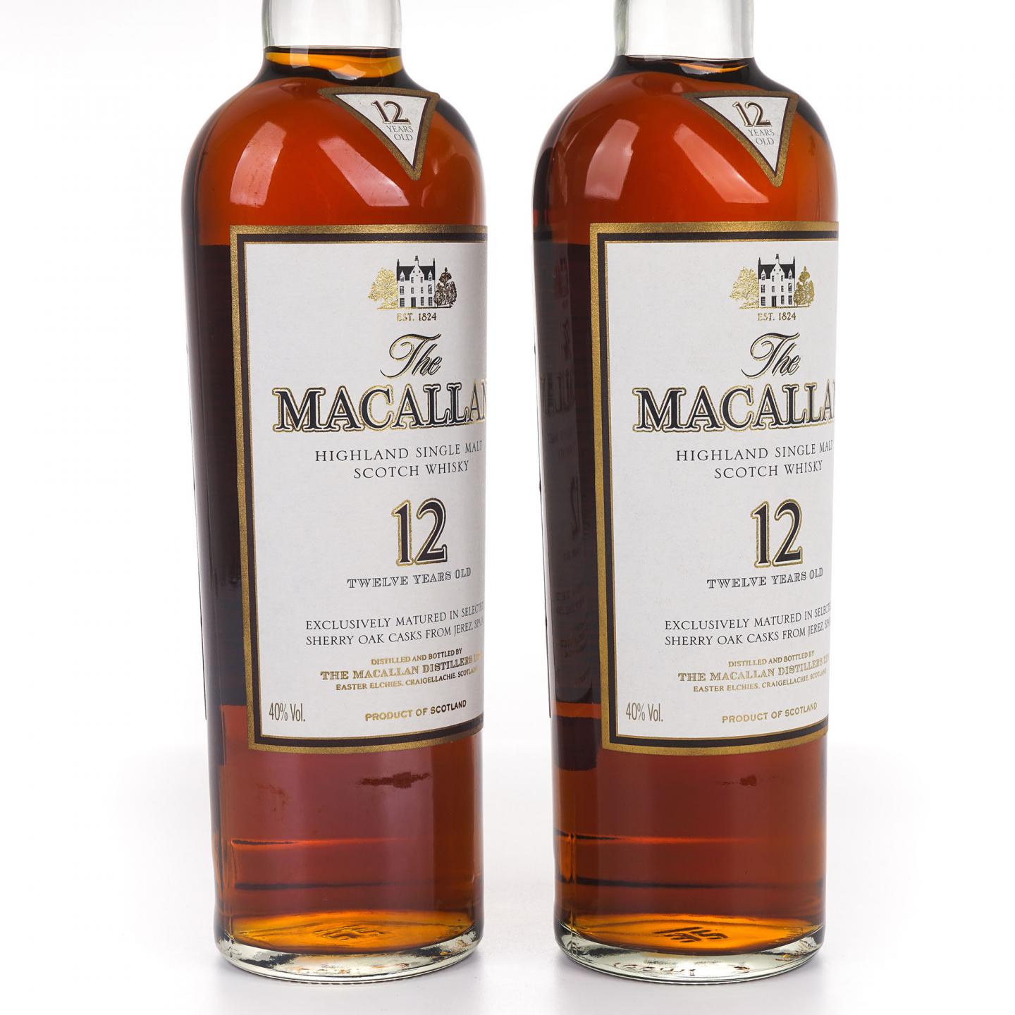 Macallan 麦卡伦 12年 雪莉桶 2瓶组