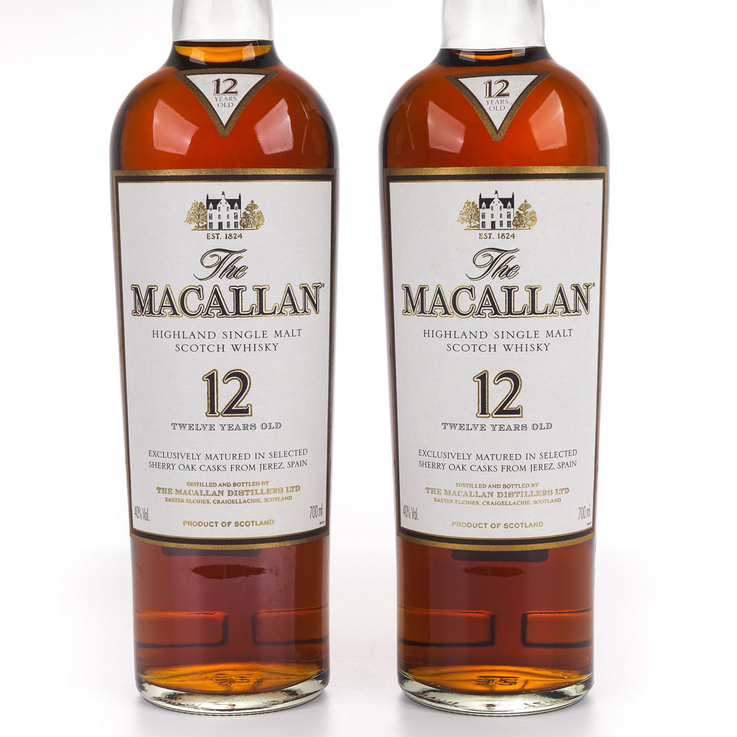 Macallan 麦卡伦 12年 雪莉桶 2瓶组