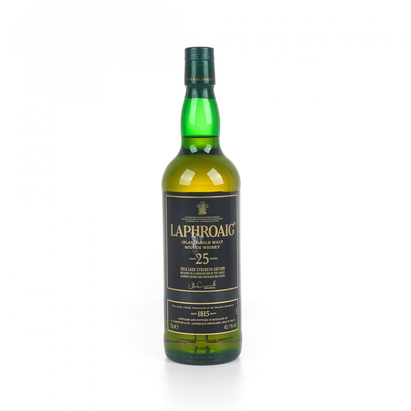 Laphroaig 拉弗格 25年 2014 桶强