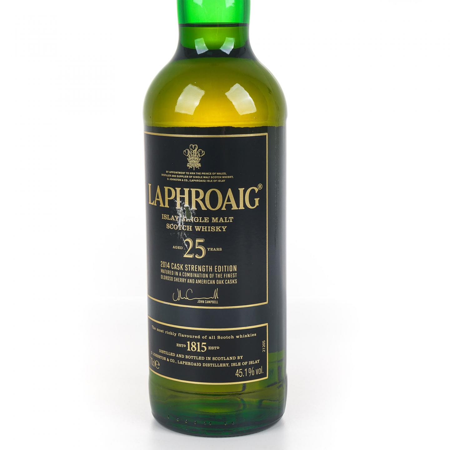 Laphroaig 拉弗格 25年 2014 桶强