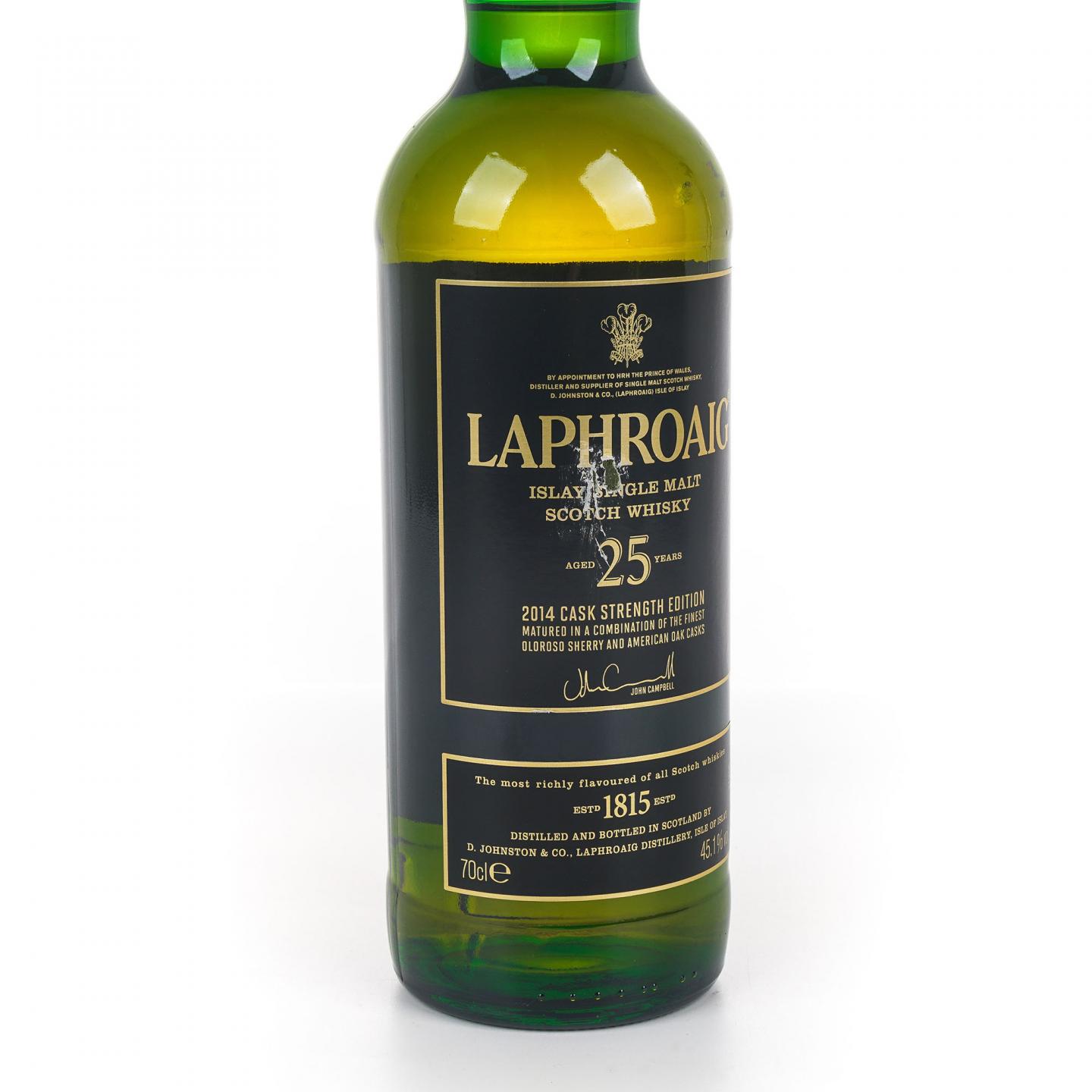 Laphroaig 拉弗格 25年 2014 桶强