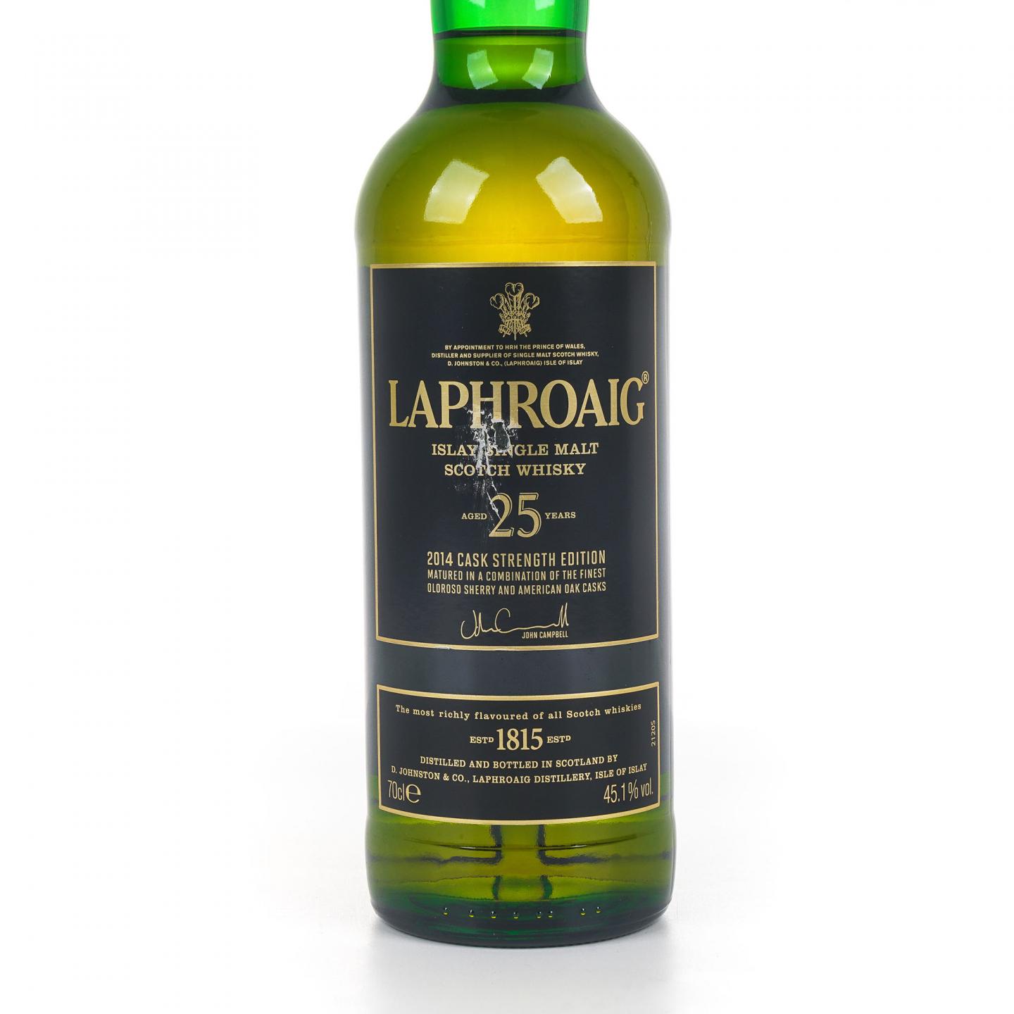 Laphroaig 拉弗格 25年 2014 桶强