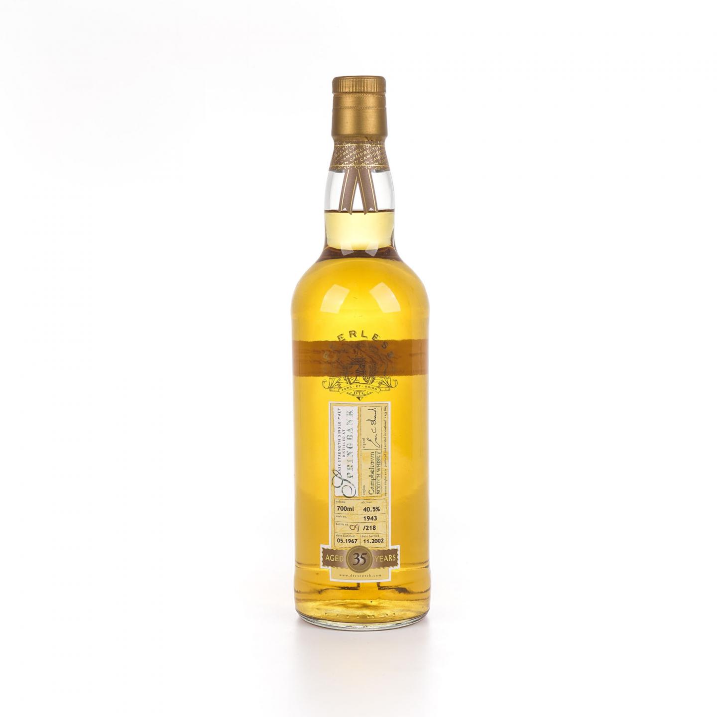 Springbank 云顶 35年 1967-2002 DT