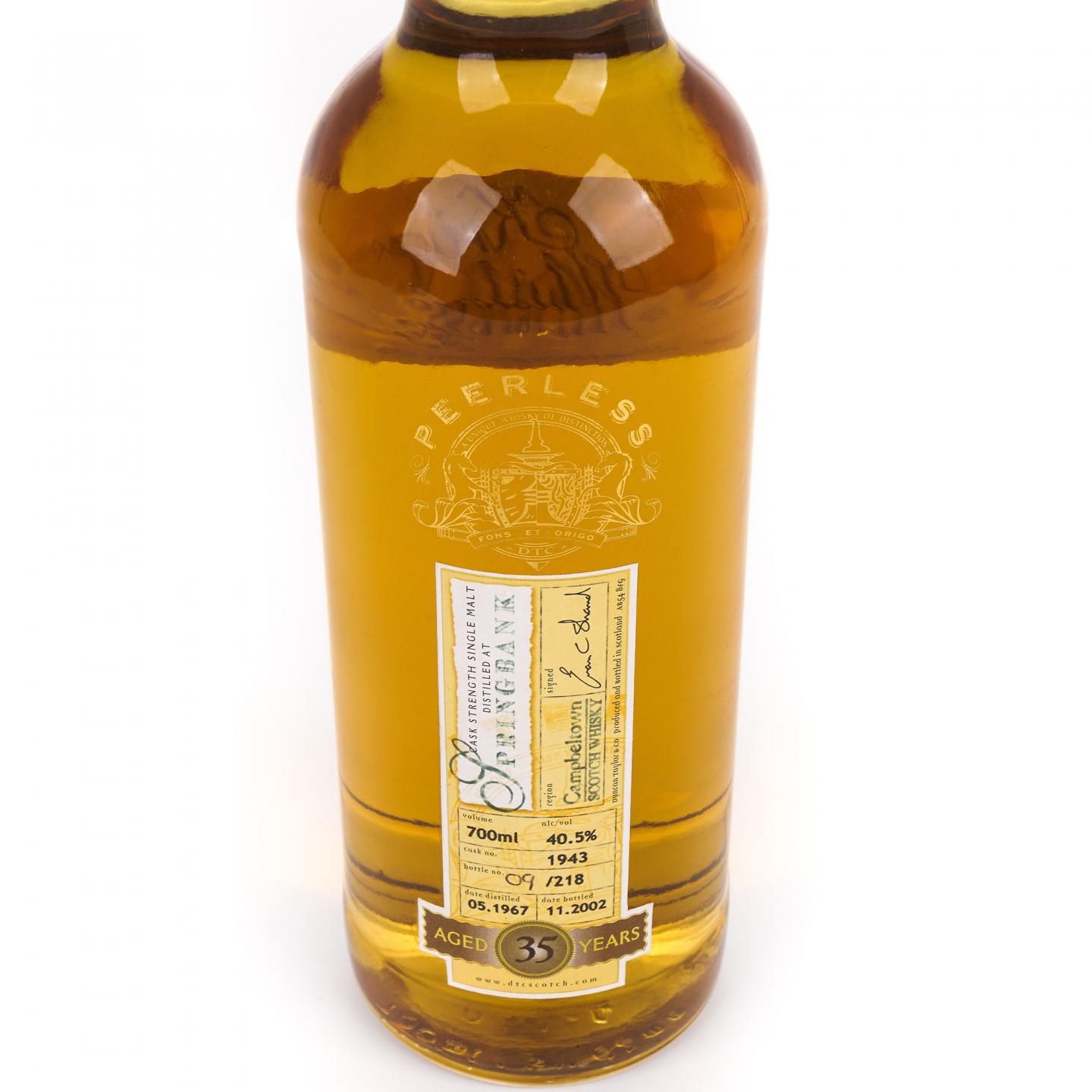 Springbank 云顶 35年 1967-2002 DT