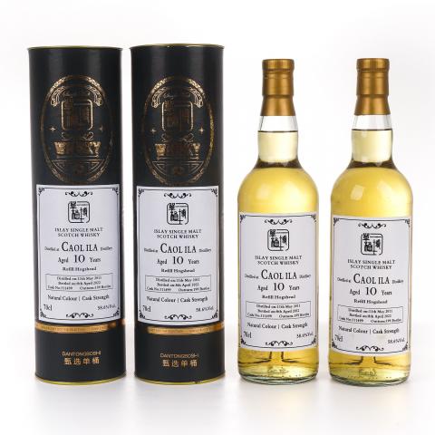 Caol Ila 卡尔里拉 10年 2011-2022 甄选单桶 2瓶组
