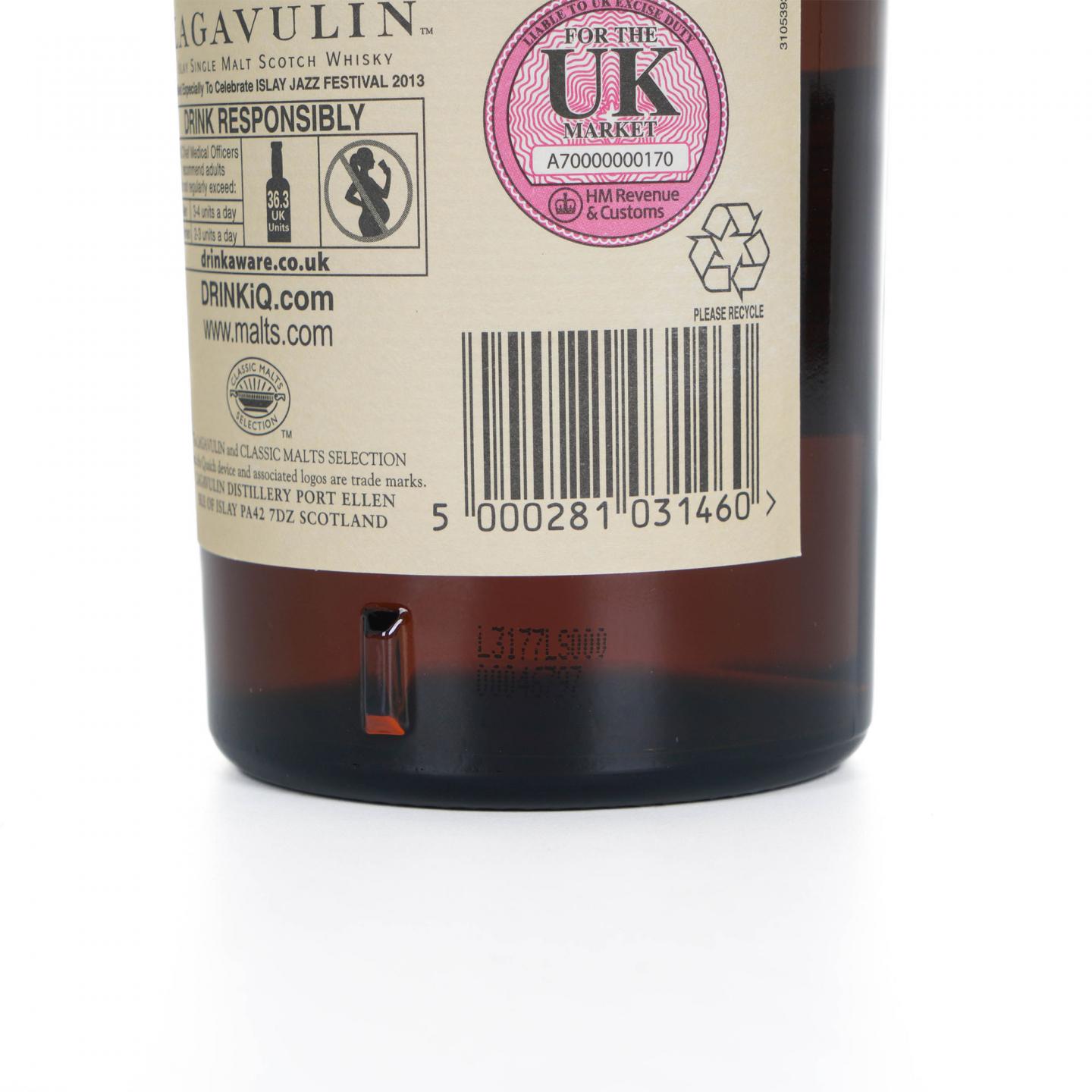 Lagavulin 乐加维林 1995-2013 Jazz音乐节