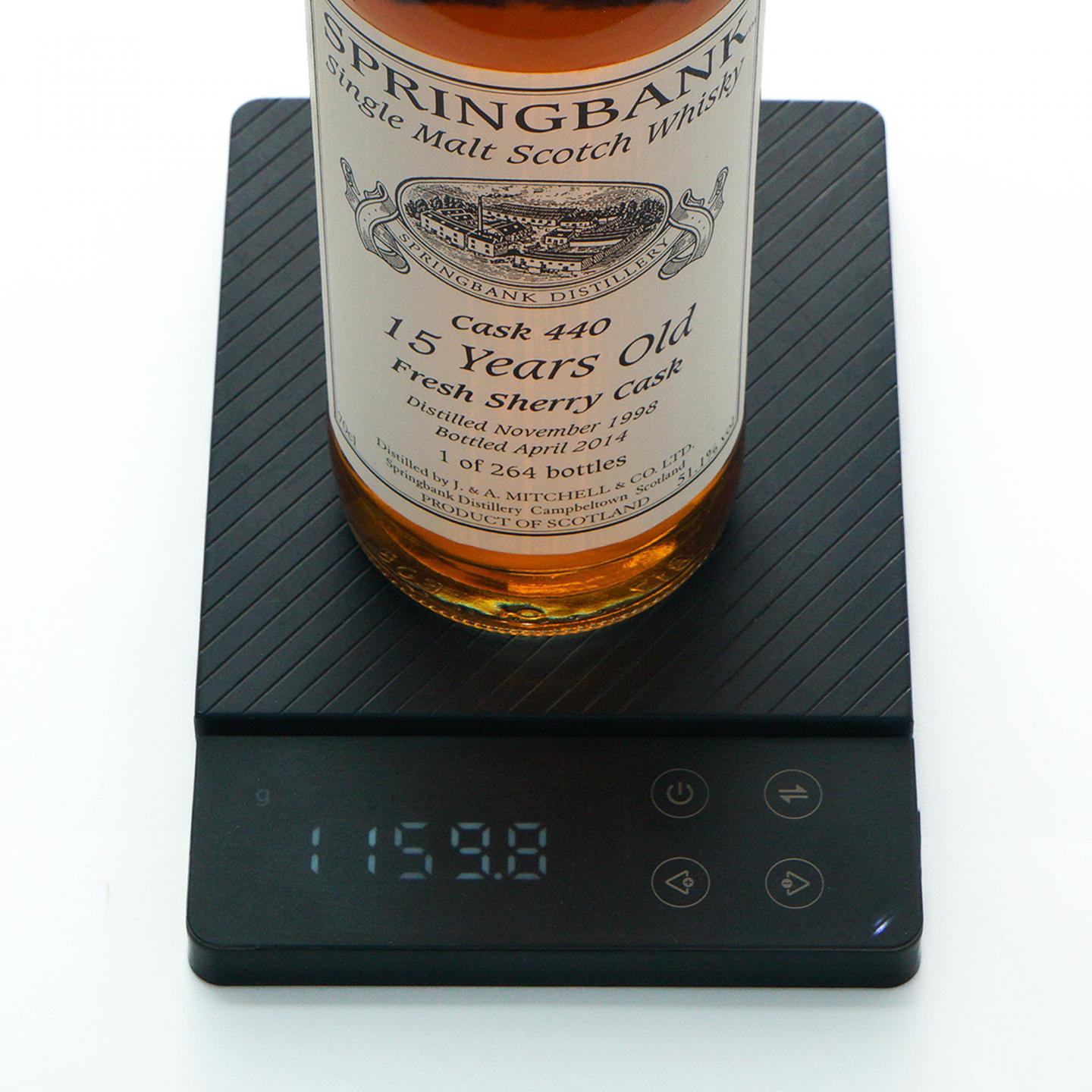 Springbank 云顶 15年 1998-2014 雪莉桶#440