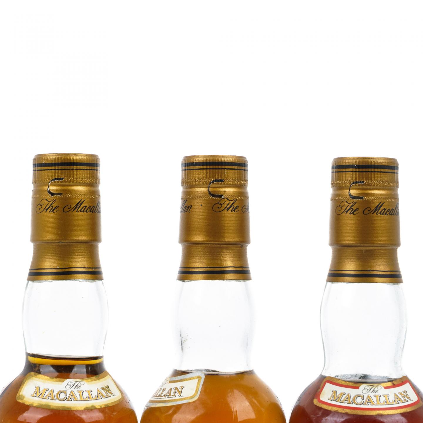 【中样】Macallan 麦卡伦 10年/12年 3瓶组套装 333ml