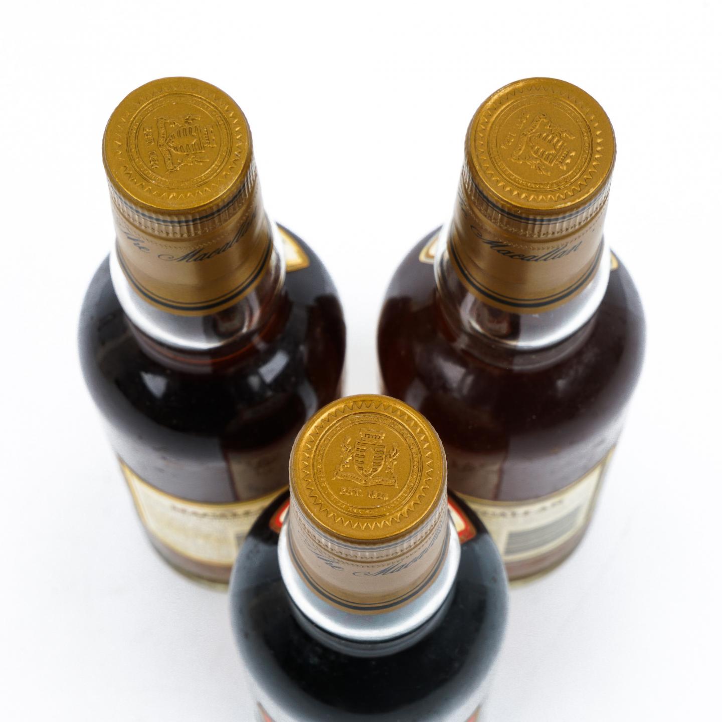 【中样】Macallan 麦卡伦 10年/12年 3瓶组套装 333ml