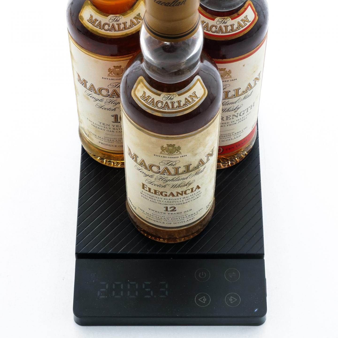 【中样】Macallan 麦卡伦 10年/12年 3瓶组套装 333ml