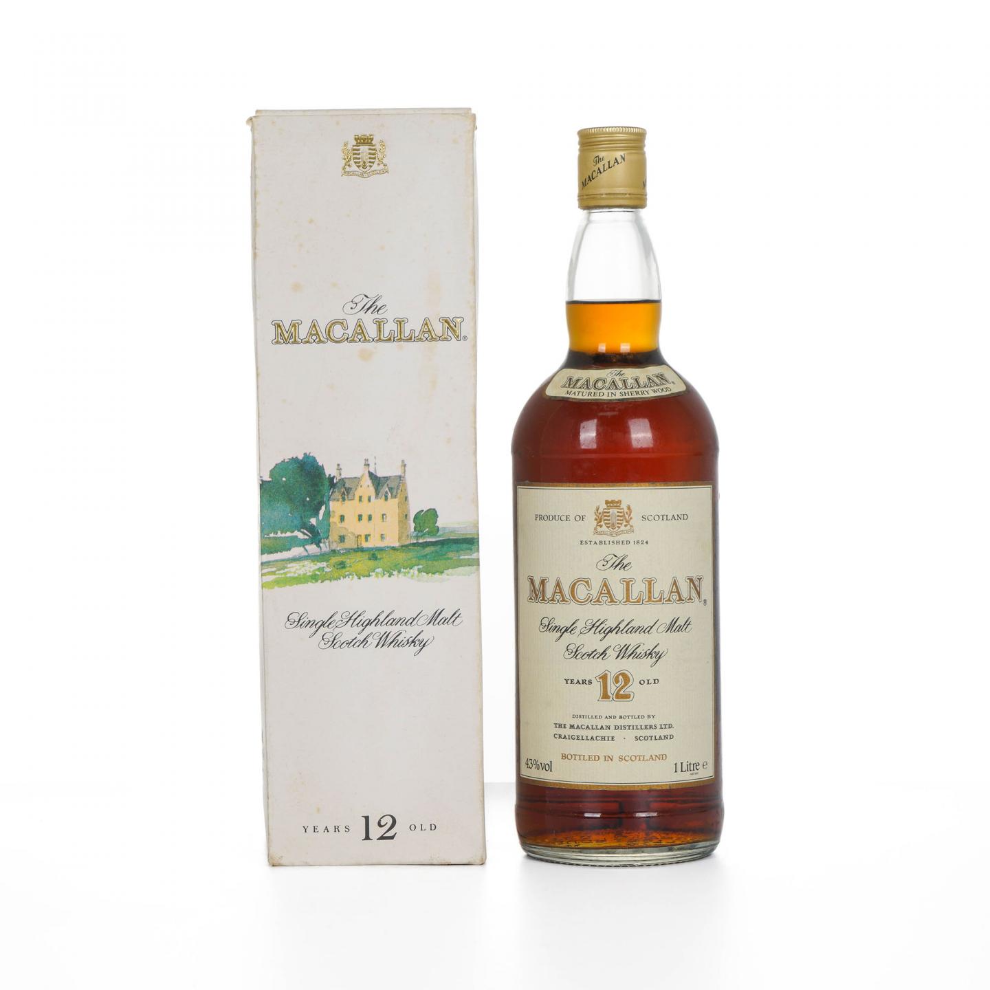 Macallan 麦卡伦 12年 雪莉桶 1升装 43%Vol.