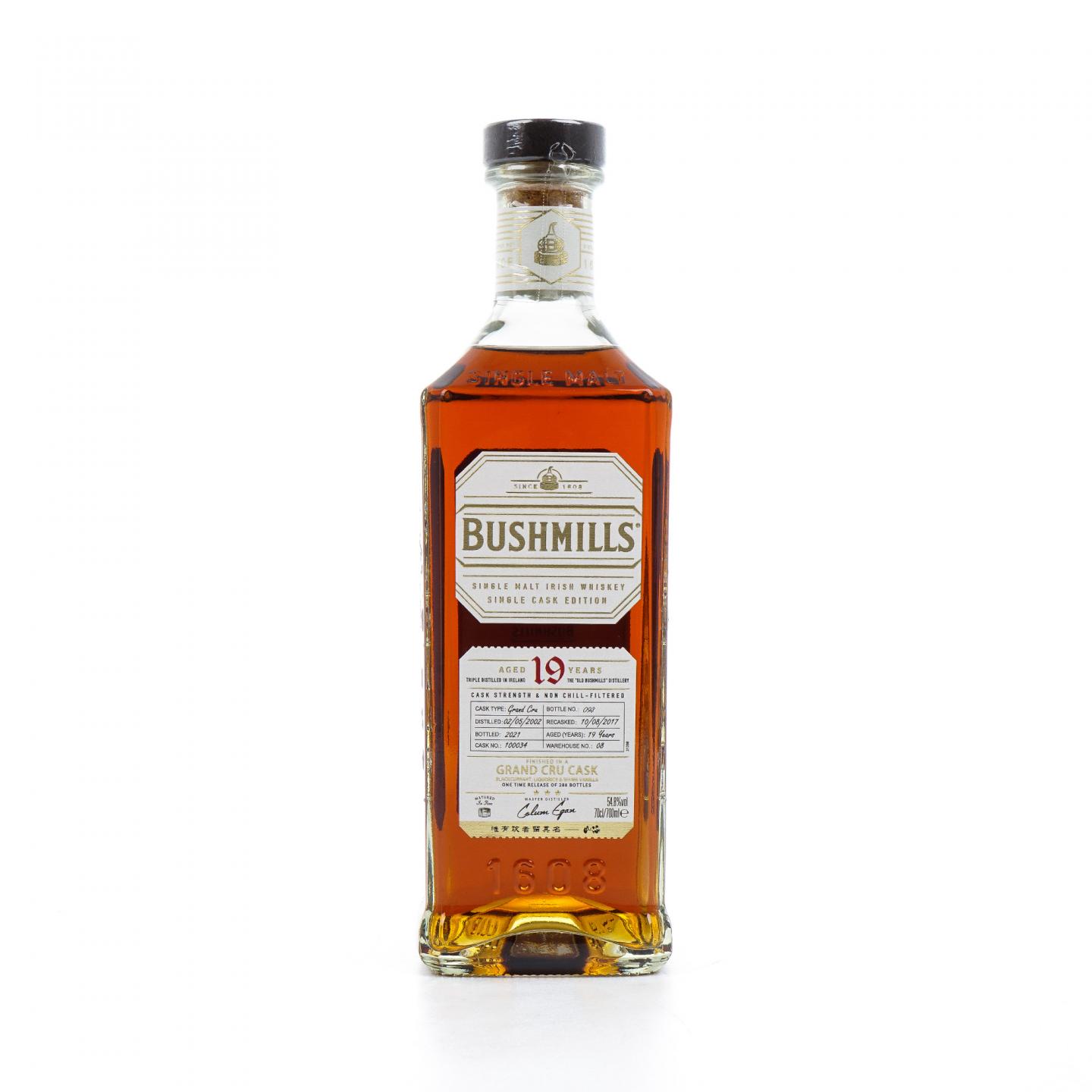 Bushmills 布什米尔 19年 2002-2021 私醇单桶系列 行货 700ml