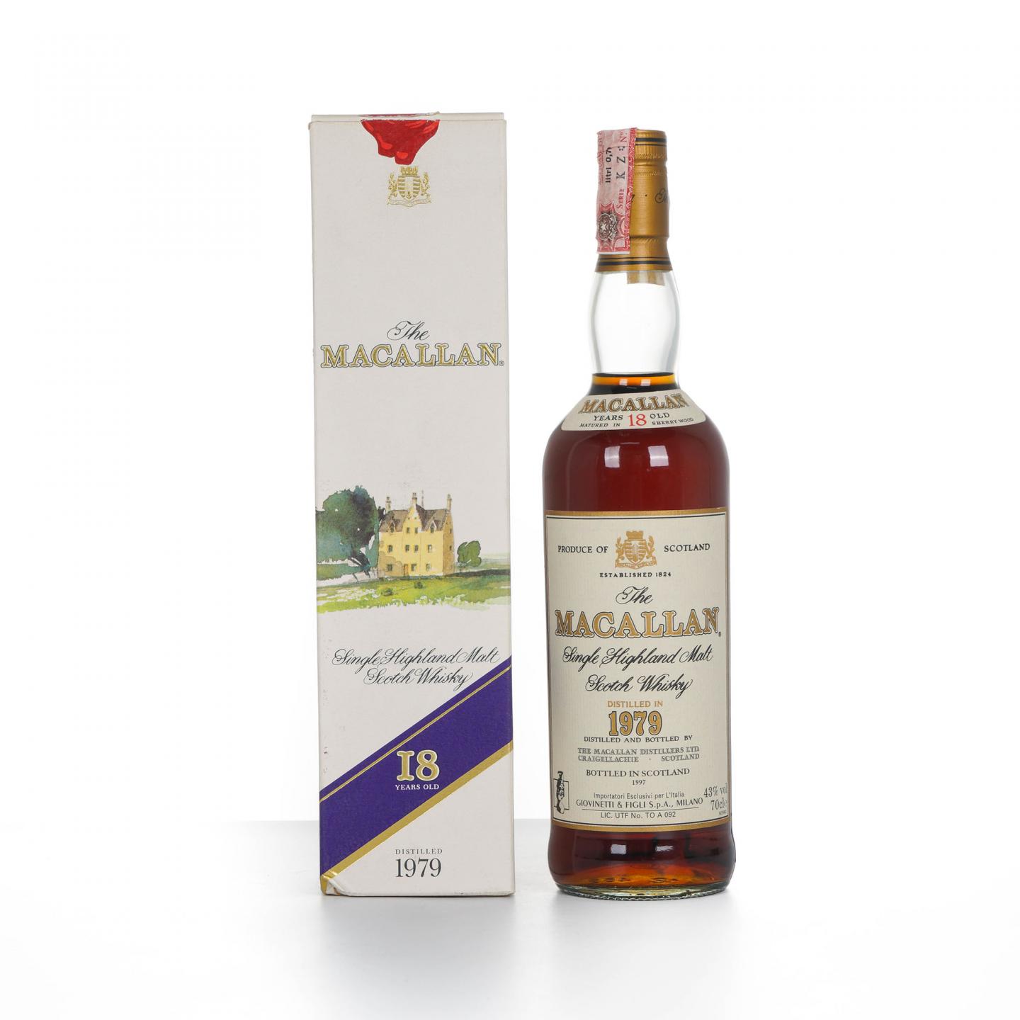 Macallan 麦卡伦 18年 1979-1997 雪莉桶