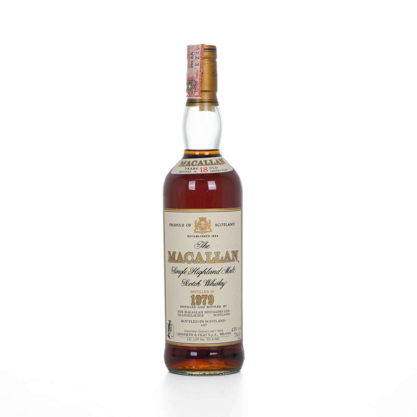 Macallan 麦卡伦 18年 1979-1997 雪莉桶